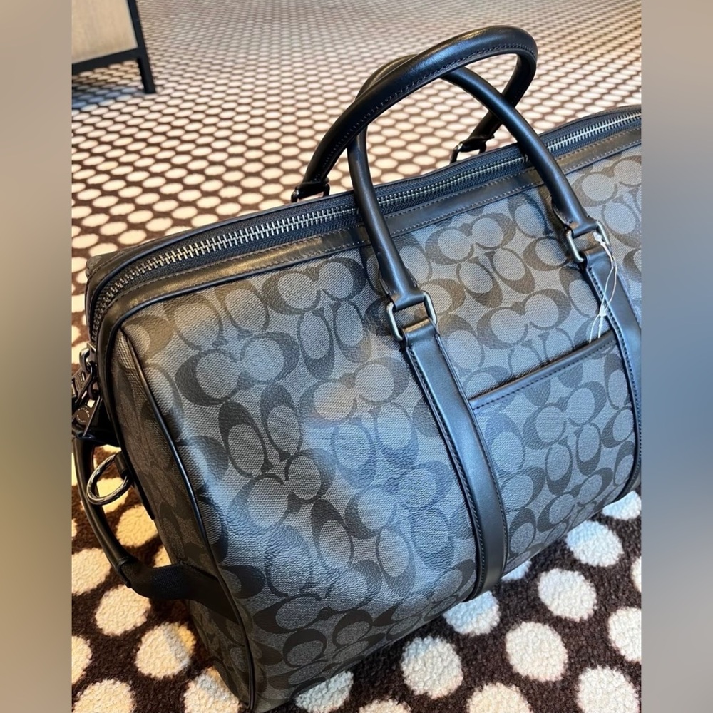 NWT！COACH VENTURER BAG IN SIGNATURE CANVAS (COACH C5305) fast shipping - Picture 11 of 15